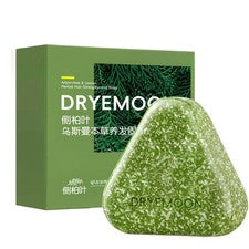 Barra de champú natural hecha a mano para plantas 2 piezas jabón anti-pérdida de cabello prevención de pérdida de cabell