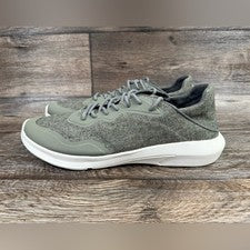 Tenis de lana Olukai Koheo Hulu para hombre 11 pulgadas polvo oliva con cordones tacón caído NUEVAS