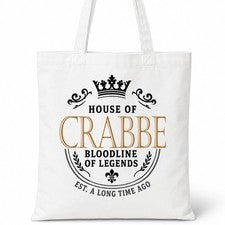 Bolso Shopper Casa Of Algodón Apellido Familiar Cangrejo