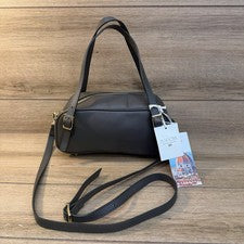 Bolso Cartera Convertible Isadora Italiano Cuero Cinturón Este Oeste Verde Oliva Nuevo con Etiquetas