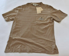Camiseta Scotch & Soda Amsterdam Para Hombre Talla S Marrón Logo Bordado - Bolsillo