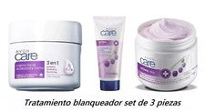 CREMA FACIAL ACLARADORA AVON CARE TRATAMIENTO 3 PIEZAS DÍA - NOCHE Y MASCARILLA