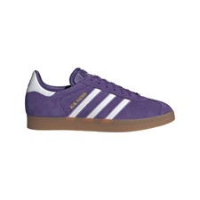 Adidas Hombres Gazelle Terrace Real Madrid Zapatos de Interior - Púrpura/Blanco/Lila Mágica