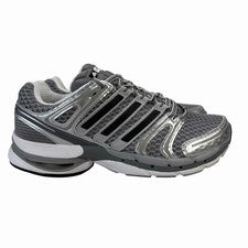 Adidas Adistar Control 5 Gris Negro Plata Metálico Zapatos JQ4165 Para hombres Talla 8.5