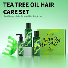 Champús Árbol de Té Cuidado del Cabello Masaje Acondicionador Set Aceite Esencial Relajante