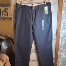 Pantalones Life caqui para hombre azul marino lisos 36x34 nuevos con etiquetas
