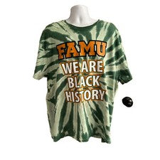 Nueva Camiseta Mitchell Ness FAMU Florida A&M Rattlers HBCU XXL 2XL Tie Dye