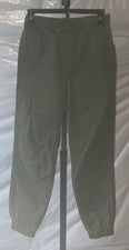 Pantalones de chándal de sarga No Boundaries para hombre cintura/puño elástico verde talla XS (27) ¡NUEVOS CON ETIQUETAS