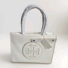 Bolso de Mano Tory Burch Mujer Pequeño Ella Bio, Blanco Cálido, Talla Única