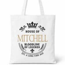 Bolso Shopper Casa Of Algodón Apellido Familiar MITCHELL