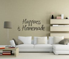 Pegatinas de pared Happiness is caseras arte de pared palabra cita decoración del hogar Reino Unido zx61
