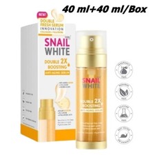 Suero antienvejecimiento Namu Life Snail White Double Boosting cuidado facial de la piel 80 ml