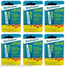 6x 10ml Kaufmanns Crema Piel e Niños en Tubo Protección y Cuidado Intensivo