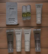 Ouai Cuidado del Cabello Lote de 8 Muestra de Prueba Rizo Crema Desintoxicación Champú Aceite para el Cabello