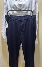 Pantalones de vestir azul marino para hombre talla 35