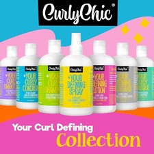 CurlyChic | Cabello de textura mixta | Tu colección de definición de rizos para cabello rizado
