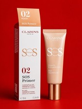Clarins SOS Face Primer Base 02 Melocotón Desenfoques Imperfecciones 1oz