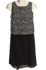 Minivestido Street One estampado abstracto elegante blanco/negro talla 36