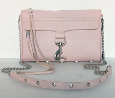 Bolso Bandolera Rebecca Minkoff Grande MAC NUEVO CON ETIQUETAS Rosa Rubor Cuero Bolso sin asas