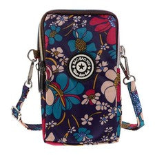 Bolso para teléfono móvil Bolso de hombro con cremallera Bolso de mano Tela Oxford para mujer Uso diario