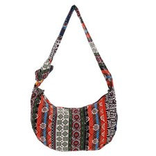 Mujer Estilo Tailandés Hippie Hobo Bolsos de Hombro Bandolera Grande Bolso Mensajero