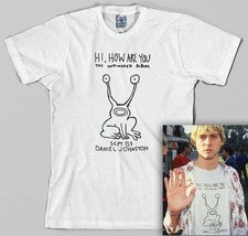 Camiseta Top Daniel Johnston Hi How Are You Grunge Música Indie Unisex