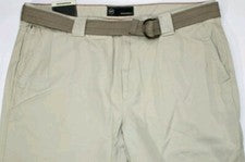 Chinos utilitarios de sarga de algodón IMPERMEABLES, para hombre 42Wx32L ¡NUEVOS!!