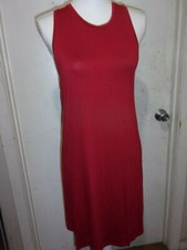 Vestido rojo para mujer Fanfare "Para fans que aman la moda" talla M (B59)