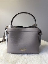 Nuevo con etiquetas Bolso Bandolera Kate Spade Knott Cuero Guijarro Mini Cálido Taupe