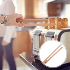 Multifunktions-Bambusgrill-Clip Bake Bread Titange Küche Vorräte (Khaki)