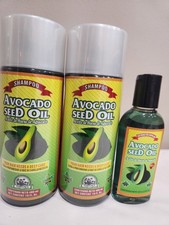 2 CHAMPÚ ACEITE DE SEMILLA DE AGUACATE CUIDADO PROFUNDO Y 1 ACEITE DE SEMILLA DE AGUACATE PLANTIMEX 16 FL OZ EA.