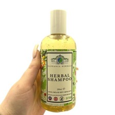 Champú herbal de Elegance cuidado natural de la piel