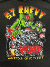 Camiseta Chevy Rat Fink 57 Ed Big Daddy Roth Proud Of It Talla S-5Xl