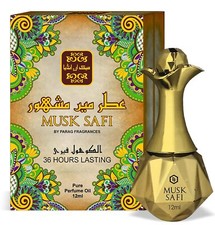 (Musk Safi) Fragancias Parag Larga Duración Lujo Attars Serie 12 ml (Musk Safi)