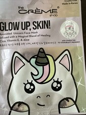 Mascarilla facial facial facial animal cuidado de la piel coreana The Crème Shop 1 hoja cuidado de la piel belleza