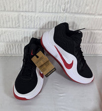 Nike Precision 8 Mid Para hombres Talla 11 Blanco Negro Rojo Universitario IH1105 003
