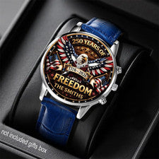 Moda Reloj Personalizado Único Día de la Independencia 250 Aniversario Celebración