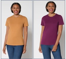 Top para mujer Gloria Vanderbilt talla M tejido camisetas multicolor A701192
