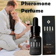 Perfumes de feromonas para mujer GODA For Her de larga duración con rosa jazmín de 15 ml