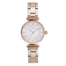 Jag Portland White Dial Stainless Steel Womens Watch J2922A