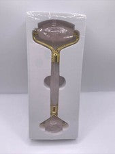 Rodillo de cuarzo rosa Gua Sha herramienta de colágeno estimulante antienvejecimiento cuidado facial de la piel