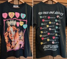 Camiseta Hole Live Through This básica negra estilo retro unisex de 2 caras