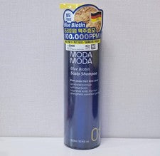 Champú MODA MODA azul biotina cuero cabelludo alivio pérdida de cabello 300 ml