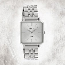 Oozoo Reloj Pulsera Dama Vintage C9950 Analógico Cuarzo Acero Inox Plata