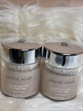 2x Polvo Suelto Physicians Formula Mineral Wear #PF10949 Cremoso Natural 0.42 OZ