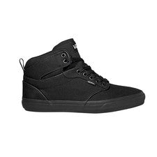 Zapatos de skate VANS Atwood Hi para hombre de lona negra VN0A38BV186