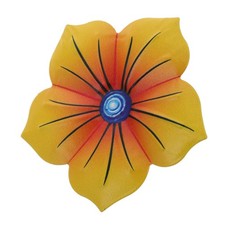 Decoración de pared de metal decoraciones colgantes para el hogar flor hierro arte