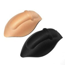 SoSickWithIt ElsaYX Hombre Abultado Talla Única, 2 Pares Estilo 02-Negro/Beige