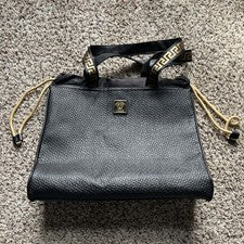 Bolso de Mano Versace Negro Perfume Promo Muestra Años 80