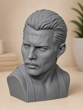 Busto icónico de cantante Freddie Mercury - Decoración del hogar - Múltiples opciones de color